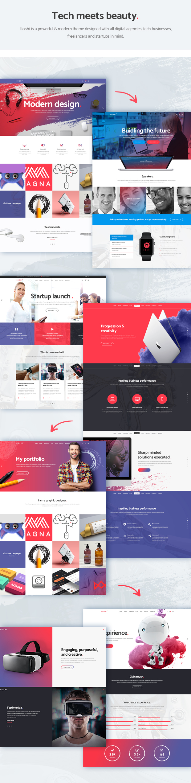 Hoshi - Digital Agency Theme - 1